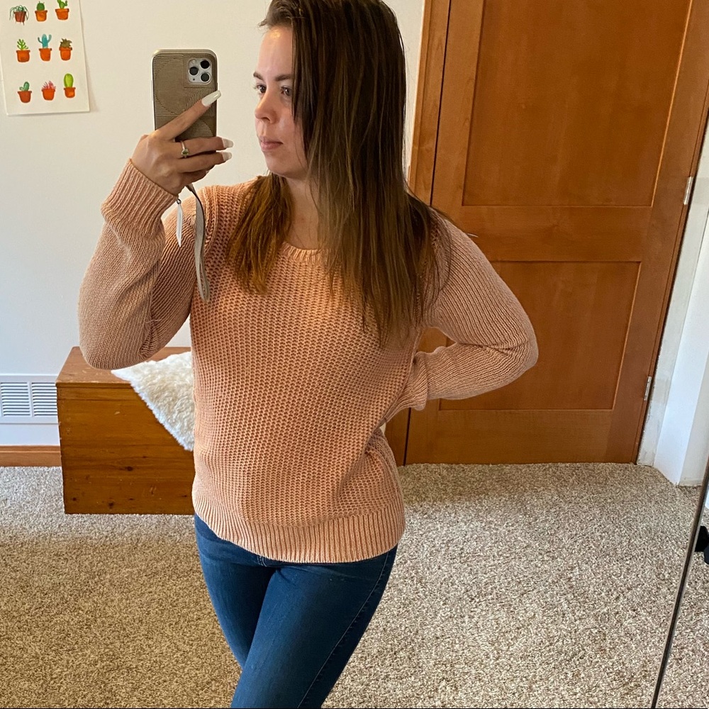 Anthro Sparrow Chunky Cable Knit Sweater